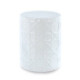 TABURETE 36x36x46 CERAMICA BLANCO