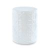 TABURETE 36x36x46 CERAMICA BLANCO