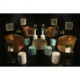 TABURETE 36x36x46 CERAMICA BLANCO