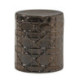 TABURETE 44x44x52 CERAMICA DORADO