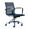 SILLA ESCRITORIO MALLA TRANSP. BASE/ASIENTO CROMO