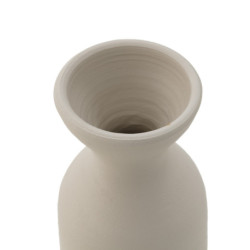 JARRON 10x10x26 ARCILLA GRIS