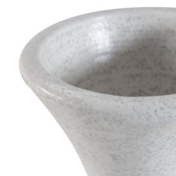 JARRON 18x18x43 TERRACOTA BLANCO ENVEJECIDO