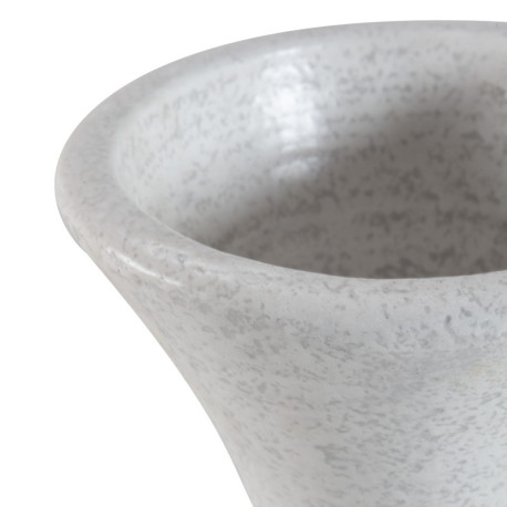 JARRON 18x18x43 TERRACOTA BLANCO ENVEJECIDO