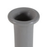 JARRON 27x27x51 TERRACOTA GRIS