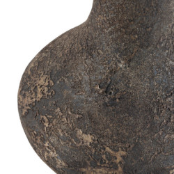 JARRON 28x28x46 TERRACOTA NEGRO ENVEJECIDO