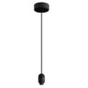 KIT ILUMINACION EXTERIOR IP65 NEGRO (FLORON-CABLE-PORTALAMPARA)