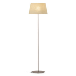 LAMPARA DE PIE SIN PANTALLA 30x30x135 METAL MARRON/SIN PANTALLA