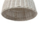 LAMPARA DE TECHO 35x35x35 RATAN BLANCO
