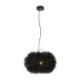 LAMPARA DE TECHO 50x50x33/200 RATAN NEGRO