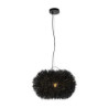 LAMPARA DE TECHO 50x50x33/200 RATAN NEGRO
