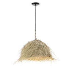LAMPARA DE TECHO 50x50x53 ESPARTO NATURAL