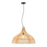 LAMPARA DE TECHO 60x60x47/200 RAFIA NATURAL