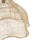 LAMPARA DE TECHO 60x60x47/200 RAFIA NATURAL