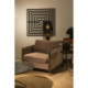 LAMPARA SOBREMESA 20x20x41 METAL NEGRO/DORADO SIN PANTALLA