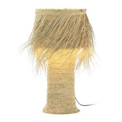 LAMPARA SOBREMESA 35x35x72 ESPARTO NATURAL