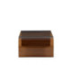 MESA DE CENTRO 130x75x42 CRISTAL CAFE (grosor 12 mm)