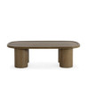 MESA DE CENTRO 140x80x42 MADERA FRESNO NATURAL