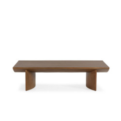 MESA DE CENTRO 150x80x38 MADERA FRESNO NOGAL