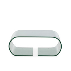 MESA DE CENTRO 80x60x30 CRISTAL (12mm GROSOR)