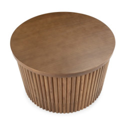 MESA DE CENTRO 80x80x50 MADERA NATURAL