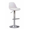 TABURETE REGULABLE C/COJIN COLOR BLANCO (SE VENDE POR MULTIPLO DE 2)