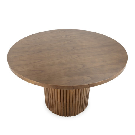 MESA DE COMEDOR 120x120x76 MADERA NATURAL