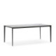 MESA DE COMEDOR 180x90x76 CERAMICA/METAL NEGRO