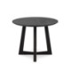 MESA DE COMEDOR 200x100x75 MADERA NEGRO