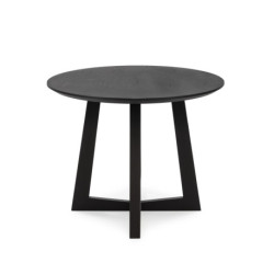 MESA DE COMEDOR 200x100x75 MADERA NEGRO