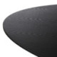 MESA DE COMEDOR 200x100x75 MADERA NEGRO