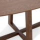 MESA DE COMEDOR 200x100x75 MADERA NOGAL