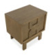 MESITA DE NOCHE 63x42x60 MADERA CEDRO ARENA