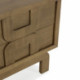 MESITA DE NOCHE 63x42x60 MADERA CEDRO ARENA