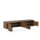 MUEBLE TV 190X45X55 NOGAL/METAL NEGRO
