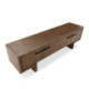 MUEBLE TV 190X45X55 NOGAL/METAL NEGRO
