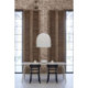 SILLA 44x48x76 MADERA NEGRO/RATTAN NATURAL