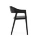 SILLA 59x47x77 MADERA NEGRO