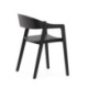 SILLA 59x47x77 MADERA NEGRO