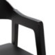 SILLA 59x47x77 MADERA NEGRO
