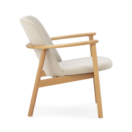 SILLON 56,5x54x79 MADERA NATURAL/TELA GRIS