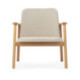 SILLON 56,5x54x79 MADERA NATURAL/TELA GRIS