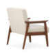 SILLON 57,5x58,8x81,8 MADERA NOGAL/TELA BEIGE SAN REMO