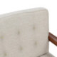 SILLON 57,5x58,8x81,8 MADERA NOGAL/TELA BEIGE SAN REMO