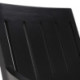 SILLON 69x77x80 MADERA DE TECA NEGRO/TELA BLANCO