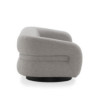 SOFA 230x103x75 TELA GRIS/METAL NEGRO MATE