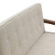 SOFA 64,3x58,8x81,7 MADERA NOGAL/TELA BEIGE SAN REMO