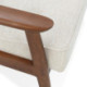 SOFA 64,3x58,8x81,7 MADERA NOGAL/TELA BEIGE SAN REMO