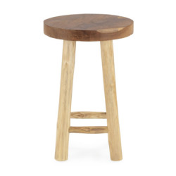 TABURETE 40x40x60 MADERA DE TECA NATURAL