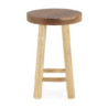 TABURETE 40x40x60 MADERA DE TECA NATURAL
